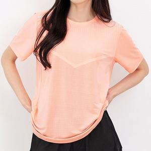 여성 스포츠 기능성 반팔 티셔츠 운동 상의 트레이닝