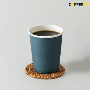 커피세븐 (컬러 종이컵) 300ml (10온스) 컬러컵-딥블루 1000개/1박스