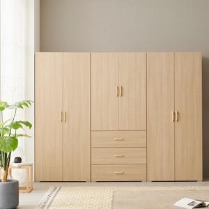 룩코어 모듈 시스템 맞춤형 2400 3단 서랍 옷장 이불장 장롱 세트