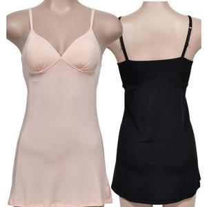 [BZF734M1_51IA](린다)노와이어 일체형캡 끈 슬립원피스