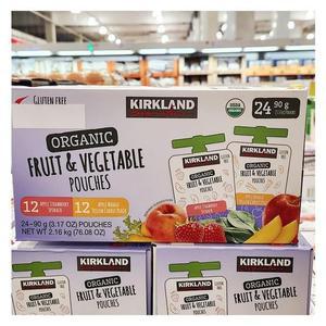 커클랜드시그니처 유기농 주스 후룻_베지 파우치 90g X 24개입 d54666