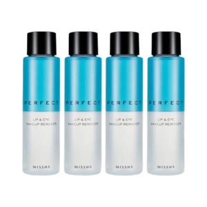 미샤 퍼펙트 순싹 립앤아이리무버 클렌징 155ml X4