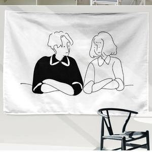 [BZI17K4L_51]패브릭포스터 대형 빈티지 벽장식 신혼 L