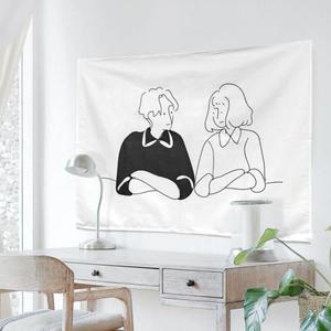 [BZI17K4J_51]패브릭포스터 대형 빈티지 벽장식 신혼 S