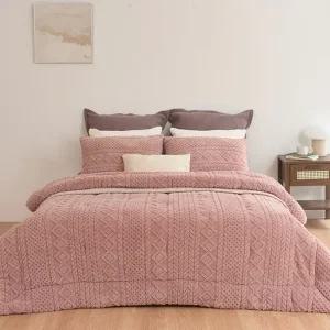 [애끌리아] 무브 양털 DI 양면 극세사 패드침구풀세트 슈퍼킹)