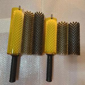 스노우보드 왁싱 청소브러쉬 구리 데크 롤러 튜닝 관리 연마 보드