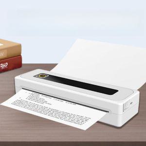 무잉크 프린터 열전사 휴대용 미니 무선 이동식 포켓 인쇄 열전사지 전용 인쇄기 A4 사이즈