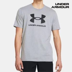 [롯데백화점]언더아머 남성 UA 스포츠스타일 로고 반팔 1382911-035