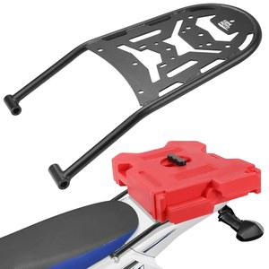 케미모토, DRZ400S /SM 및 KLX400S 리어 랙 수하물 보관 캐리어 테일 카고 엔듀로 일 년 내내 사용 가능