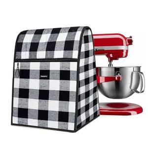 키친에이드 믹서용 백스프라이트 스탠드 믹서 커버, 4.5~8쿼트 틸트 헤드 및 볼 리프트 모델용 커버 - 가전 액세서리용 추가 포켓