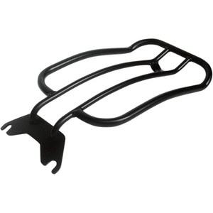 마더웰 제품 MWL-175-09B 뚱뚱한 소년용 7인치 단독 수하물 랙 및 디럭스 소프트테일 - 매트 블랙