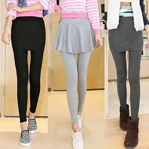 [셀러허브 패션][JHP1P6U5_51AF]플레어 치마 반바지 레깅스 베이직