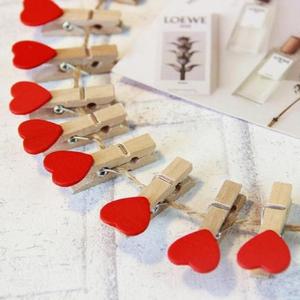 [JHQR9QPT_4B]노끈사진걸이 사진집게 폴라로이드사진걸이