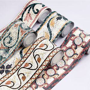 포인트 띠 벽지 시트지 스티커 10cmX5m 데코 타일 화장실 북 유럽 다자인