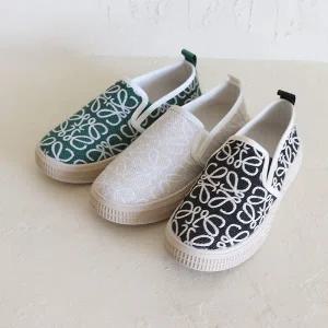 [롯데백화점]원더슈즈 카인즈 컴포트 쿠션 미끄럼방지 자수 슬립온 3CM BD-LT0153