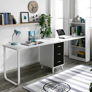 [미소비즈]라벨라F 그리안 2400 책꽂이 2인용 책상 세트