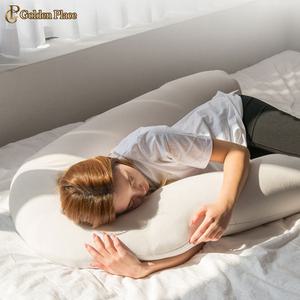 쫀득 말랑 바디필로우 U자형 뚱뚱 긴베개 롱쿠션 모찌 쇼파 침대 등받이 팔 다리 G