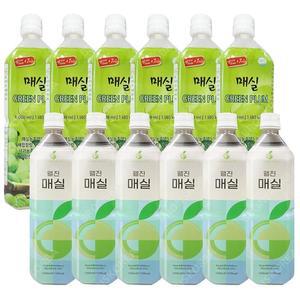 웰진 매실 1L 6개 +스위트코리아 매실 1L 6개 액상음료