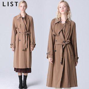 [리스트]LIST)] 클래식 루즈핏 롱 트렌치 코트 (택가격:378000원)