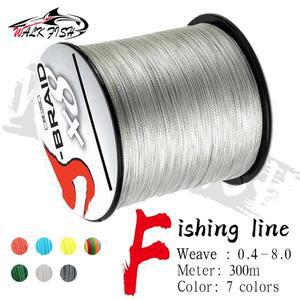 WALK FISH 일본 PE 꼰 초강력 낚싯줄, 플로팅 라인, 4 300m, 8