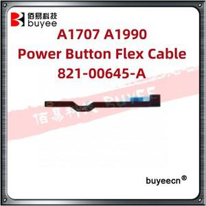 호환 맥북 프로 레티나 전원 단추 플렉스 케이블 15 인치 A1707 A1990 2016-2019 년용 821-00645-A