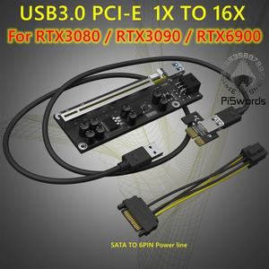 RTX3080 / RTX3090 RTX6900USB3.0 PCI-E 1X 16X