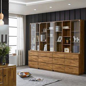 [기타][보루네오]라보떼 멀바우 서랍셋 책장 풀세트 MB22(수도권무배)