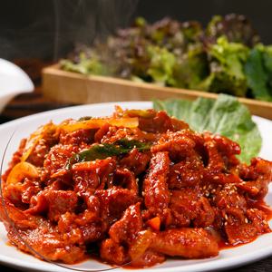 국내사 암돼지 작업!  돼지고기 제육볶음고기 다이어트고기 돼지 불고기 고기용 500g 진공포장