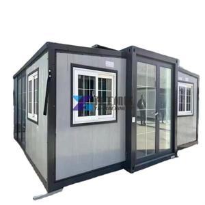 캠핑용 모듈식 접이식 스틸 디자인 컨테이너 하우스, 소형 홈 오피스, 소형 조립식 하우스, 빠른 빌드 확장