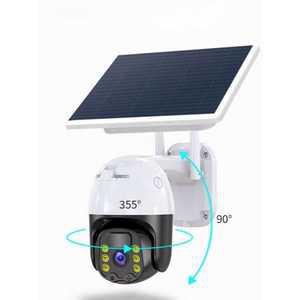 태양광CCTV 충전식 패널 카메라 와이파이 무선 태양광 광각 실외 공급 패널 팩