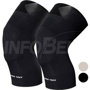 테이핑테크 무릎 집중형 보호대 무릅 무릎 웨어러블 6중 테이핑 태이핑 논슬립 압박 밴드 보호대 1세트