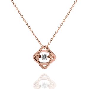 [하나다이아몬드]1부 천연다이아몬드 14k 18k 댄싱스톤 우주 행성 목걸이 소니아 HNDN01716