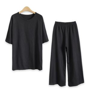 티셔츠 홈웨어 통바지 상하세트 빅사이즈 츄리닝 운동복  나그랑투피스