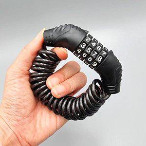 [셀러허브 1]와이어 스프링 자전거 캐리어 번호키 비밀번호 자물쇠