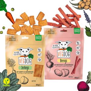 베지독 스모크 강아지 비건간식 소시지 져키 80g 160g 강아지 저알러지 다이어트 채식 야채 간식