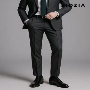 [지오지아]그레이 트윌조직 사계절 정장팬츠 (ABD5SP1201_CGR)