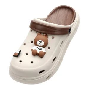 유세븐 남녀 공용 클로그 곰돌이 EVA 아쿠아샌들 DM베루앙