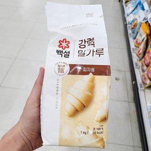 [기타]백설 강력 밀가루 빵 피자용 1kg eP00371076