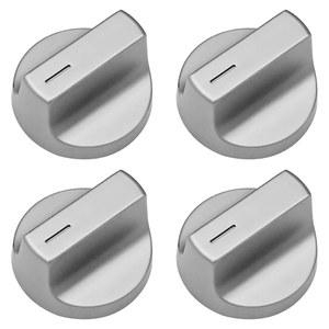 월풀용 업그레이드된 W11517331 스토브 노브 교체, W10850027 W11117415 전기 쿡탑 버너 제어 노브 오븐 노브, 월풀 YWFE745H0FE0, WFE770H0FZ0, WFE745H0FS0 4PC와 호환 가능