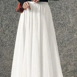 [오노마] ONM 쉬폰 스커트 롱치마 LD376  14928622)