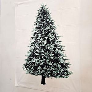 성탄절 패브릭 벽트리 가정용 거실꾸미기/초대형/포스터/대형/벽면/인테리어/문/가림막/벽/장식/소품/특대