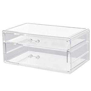 선반 서랍형 아크릴 수납함 정리대 화장품정리함 투명 화장대