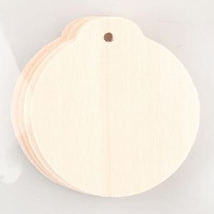 무지 원형 나무 팻말(5개입) 원목 팬던트 오너먼트 꾸미기 DIY 크리스마스 트리