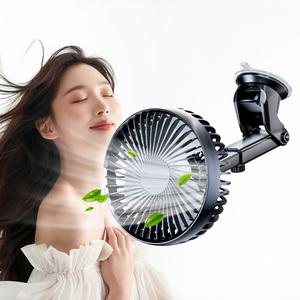 리예 차량용 흡착식 USB 싱글 선풍기