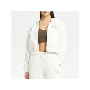 [하프클럽/뉴발란스]뉴발란스 여성 세미크롭 후드집업 NBMDD3W852-10