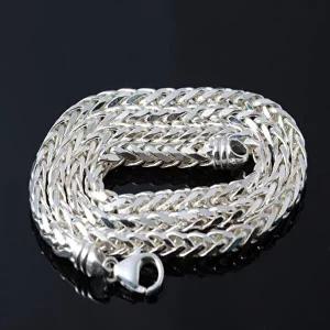 [차차실버]스피커 4mm 은목걸이 데일리 두꺼운 남자 여자 남성 여성 925실버 순은목걸이