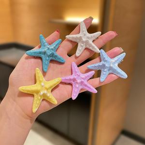 여름 불가사리 헤어핀(10개)바캉스 바다소품 헤어악세사리 여름코디 아이템