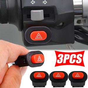 오토바이비상등 오토바이 점멸등 스위치 경고등 단추 스쿠터 전기 자전거 변환 비상 신호등 변환기