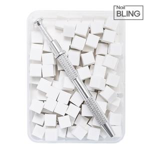 네일 그라데이션 스펀지 이지피커 그라솜 100개입 세트