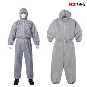K2 세이프티 작업복 방진복 제전복 분진복 점프수트 일회용 K100